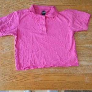 Pink Gap Polo T Shirt